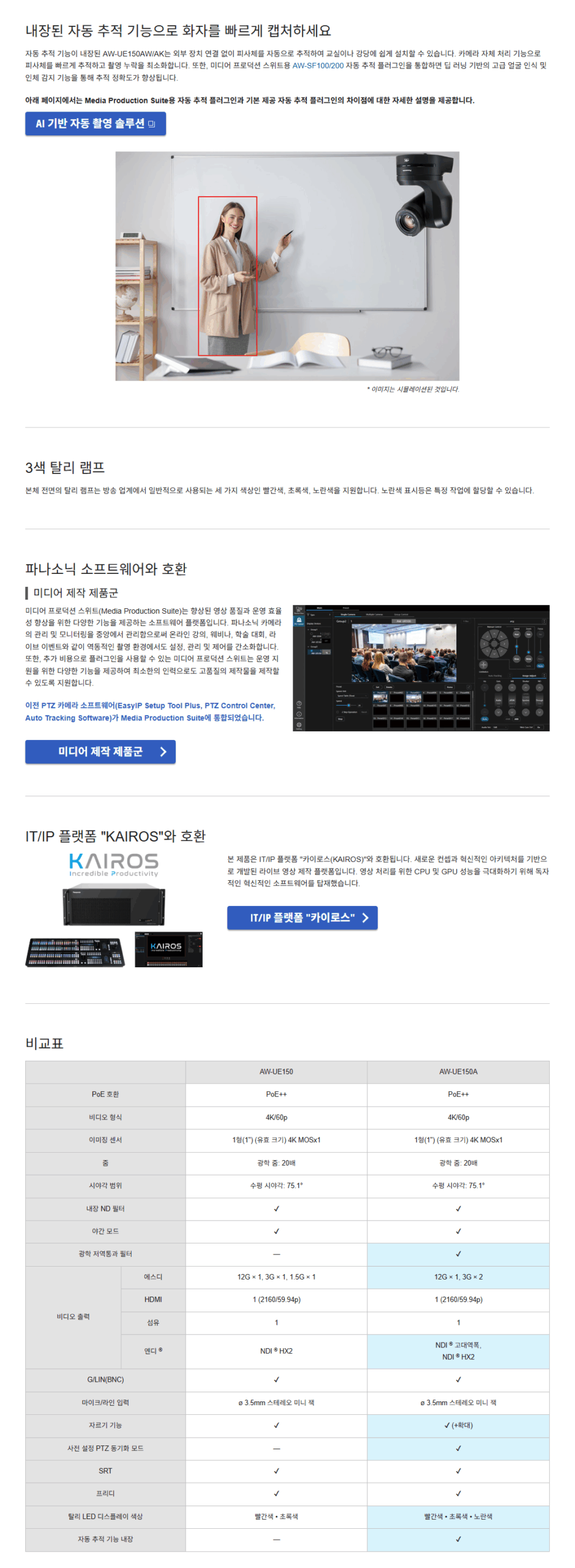ue150a 상품 설명